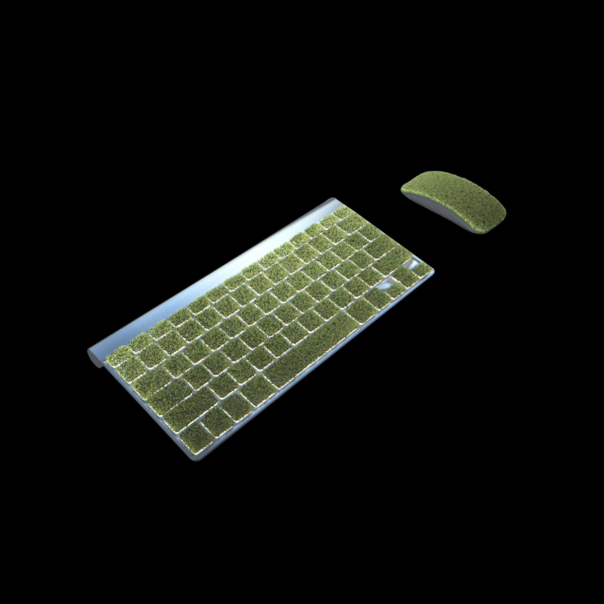 Touch Grass Keyboard and Mouse